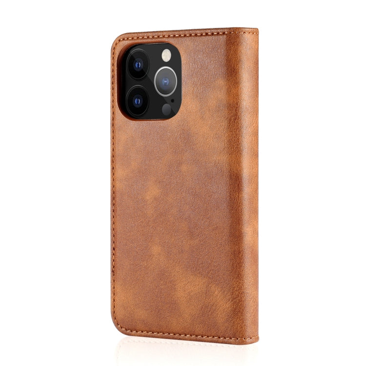 iPhone 13 Pro Leather Wallet Case - Detachable & Magnetic - Card Slots