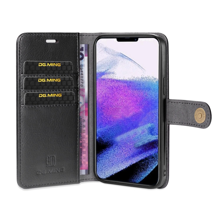 iPhone 13 Pro Leather Wallet Case - Detachable & Magnetic - Card Slots