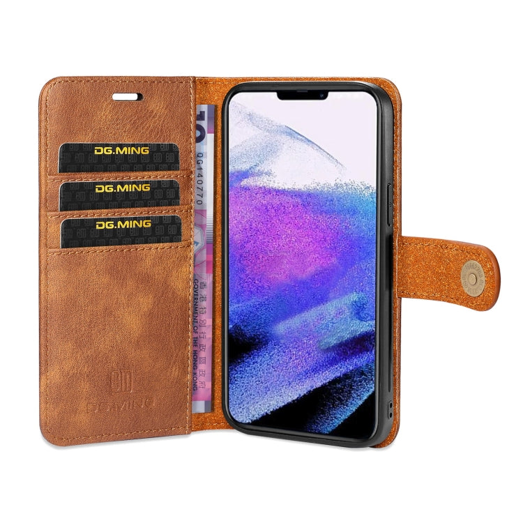 iPhone 13 Pro Max Leather Wallet Case - Detachable & Magnetic - Card Slots