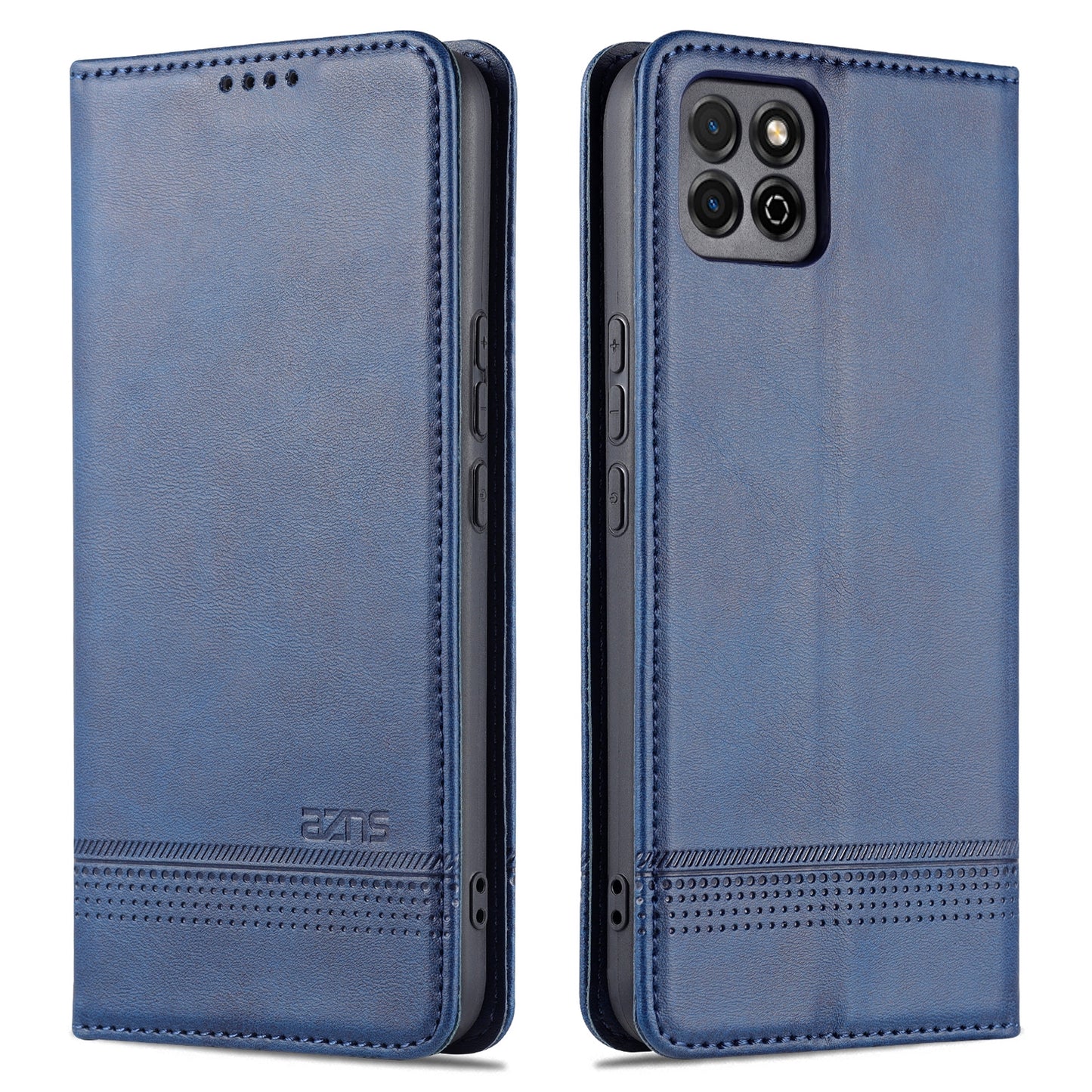 Honor Play 20 Leather Wallet Case with Card Holder & Magnetic Closure