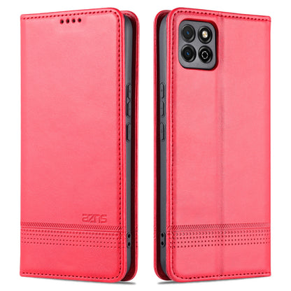 Honor Play 20 Leather Wallet Case with Card Holder & Magnetic Closure