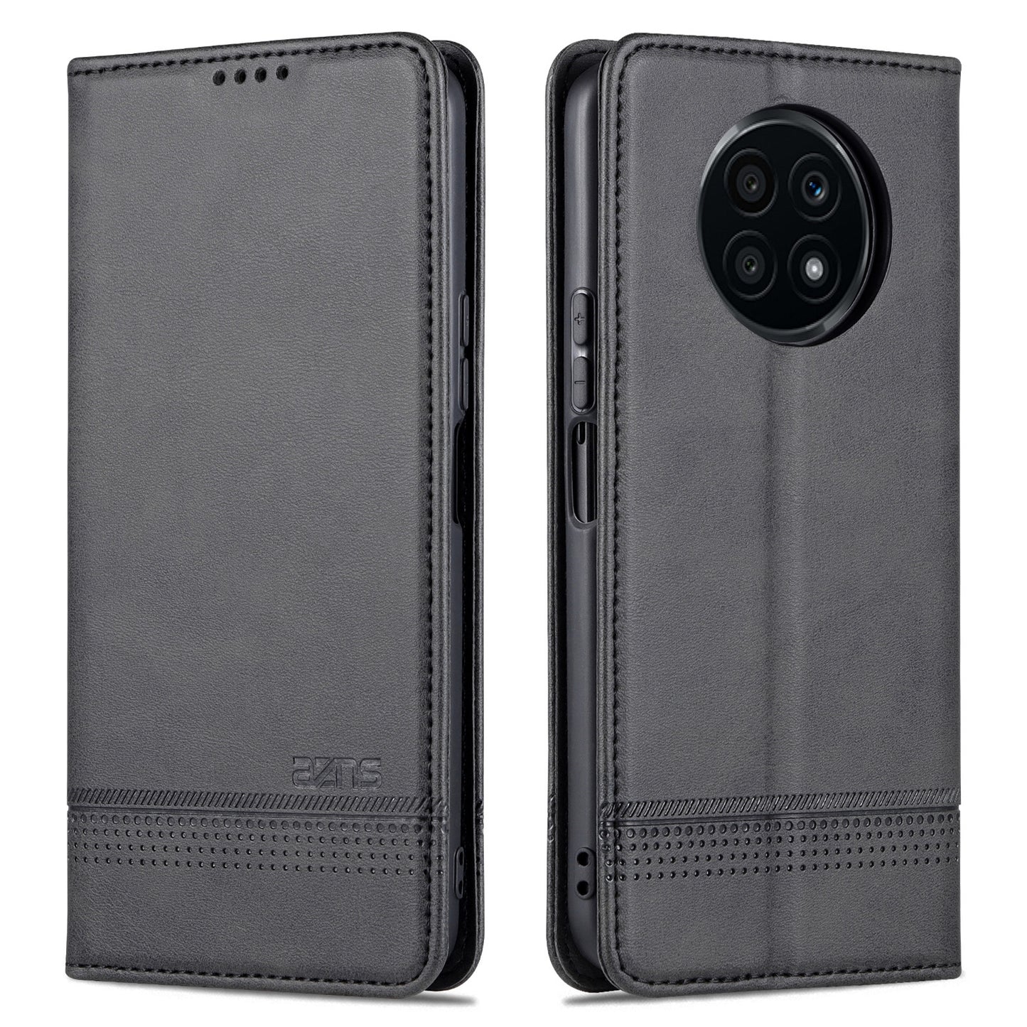 Honor X20 Leather Wallet Case with Card Holder & Magnetic Closure