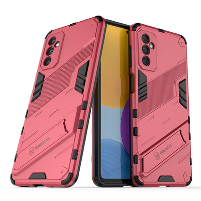 Samsung Galaxy M52 5G Shockproof Phone Case - Punk Armor 2-in-1 PC + TPU with Invisible Holder