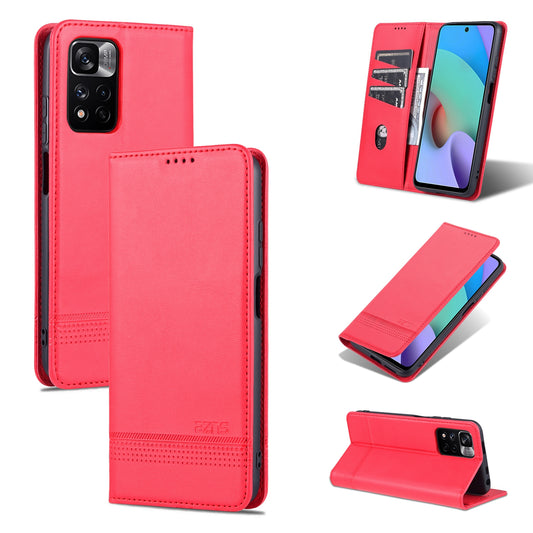 Xiaomi Redmi Note 11 Pro/Note 11 Pro+ Leather Wallet Case with Card Holder & Magnetic Closure