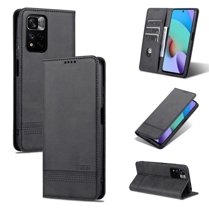 Xiaomi Redmi Note 11 Pro/Note 11 Pro+ Leather Wallet Case with Card Holder & Magnetic Closure