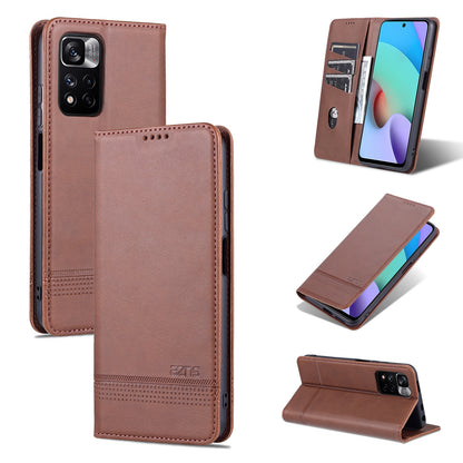 Xiaomi Redmi Note 11 Pro/Note 11 Pro+ Leather Wallet Case with Card Holder & Magnetic Closure