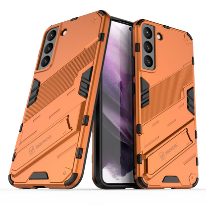 Samsung Galaxy S22+ 5G Shockproof Phone Case - Punk Armor 2-in-1 PC + TPU with Invisible Holder