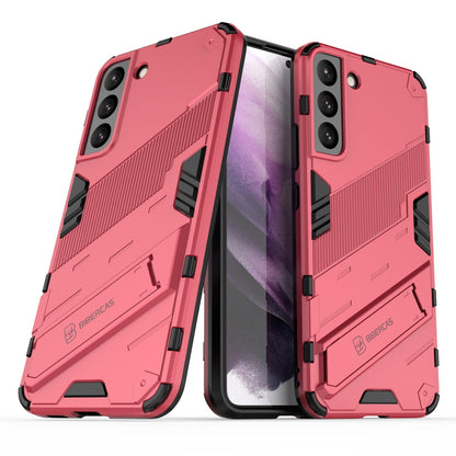 Samsung Galaxy S22+ 5G Shockproof Phone Case - Punk Armor 2-in-1 PC + TPU with Invisible Holder