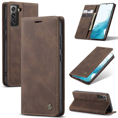 Samsung Galaxy S22 Leather Case: Horizontal Flip, Card Slots & Wallet, Durable Design