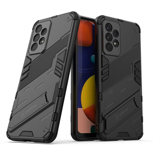 Samsung Galaxy A33 5G Shockproof Phone Case - Punk Armor 2-in-1 PC + TPU with Invisible Holder