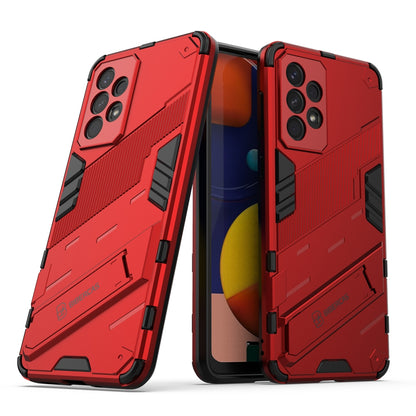 Samsung Galaxy A33 5G Shockproof Phone Case - Punk Armor 2-in-1 PC + TPU with Invisible Holder