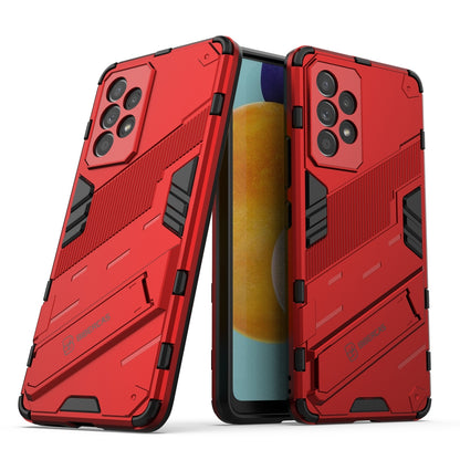 Samsung Galaxy A53 5G Shockproof Phone Case - Punk Armor 2-in-1 PC + TPU with Invisible Holder