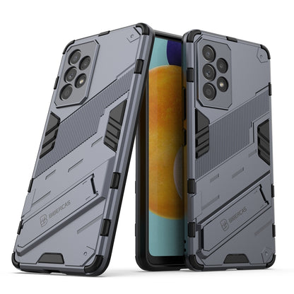 Samsung Galaxy A53 5G Shockproof Phone Case - Punk Armor 2-in-1 PC + TPU with Invisible Holder