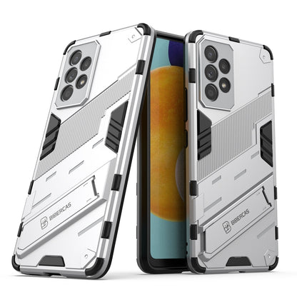 Samsung Galaxy A53 5G Shockproof Phone Case - Punk Armor 2-in-1 PC + TPU with Invisible Holder