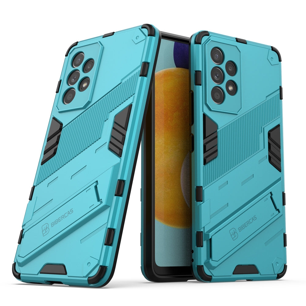 Samsung Galaxy A53 5G Shockproof Phone Case - Punk Armor 2-in-1 PC + TPU with Invisible Holder