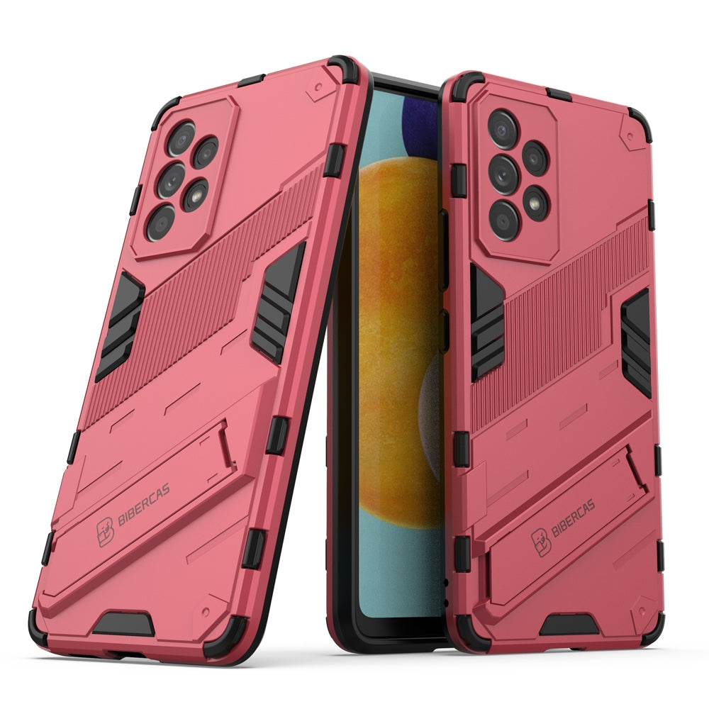 Samsung Galaxy A53 5G Shockproof Phone Case - Punk Armor 2-in-1 PC + TPU with Invisible Holder