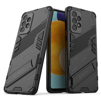 Samsung Galaxy A73 5G Shockproof Phone Case - Punk Armor 2-in-1 PC + TPU with Invisible Holder