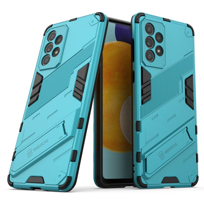 Samsung Galaxy A73 5G Shockproof Phone Case - Punk Armor 2-in-1 PC + TPU with Invisible Holder