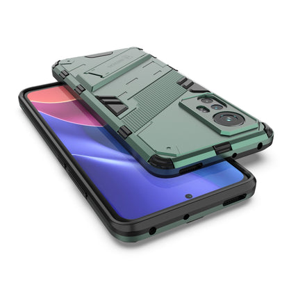 Xiaomi Mi 12 Shockproof Phone Case - Punk Armor 2-in-1 PC + TPU with Invisible Holder