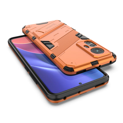 Xiaomi Mi 12 Shockproof Phone Case - Punk Armor 2-in-1 PC + TPU with Invisible Holder