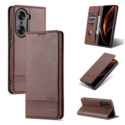 Honor 60 Leather Wallet Case with Card Holder & Magnetic Closure