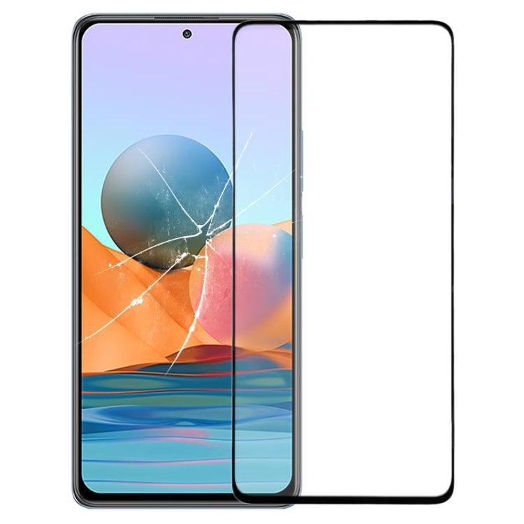 Xiaomi Redmi Note 10 Pro Front Screen Outer Glass Lens with OCA Clear Adhesive - Replacement Part