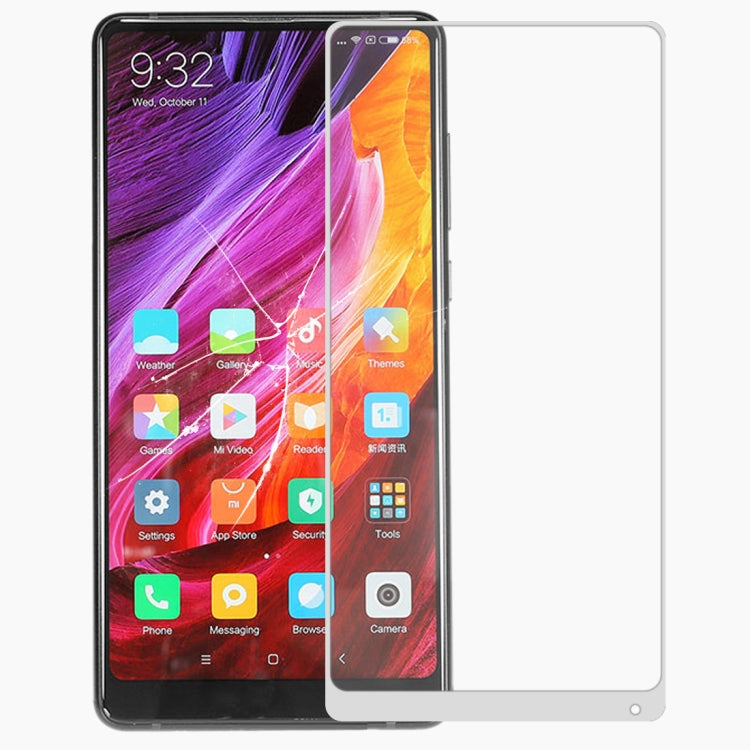 Xiaomi Mi Mix 2 Front Screen Outer Glass Lens with OCA Adhesive - Replacement Part (White)