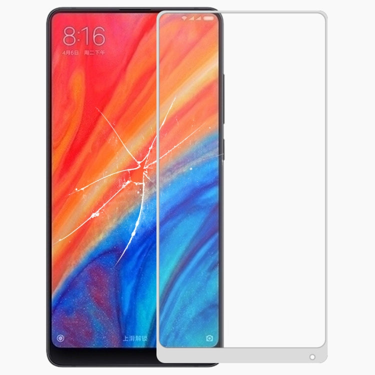 Xiaomi Mi Mix 2S Front Screen Outer Glass Lens with OCA Clear Adhesive - Replacement Part (White)