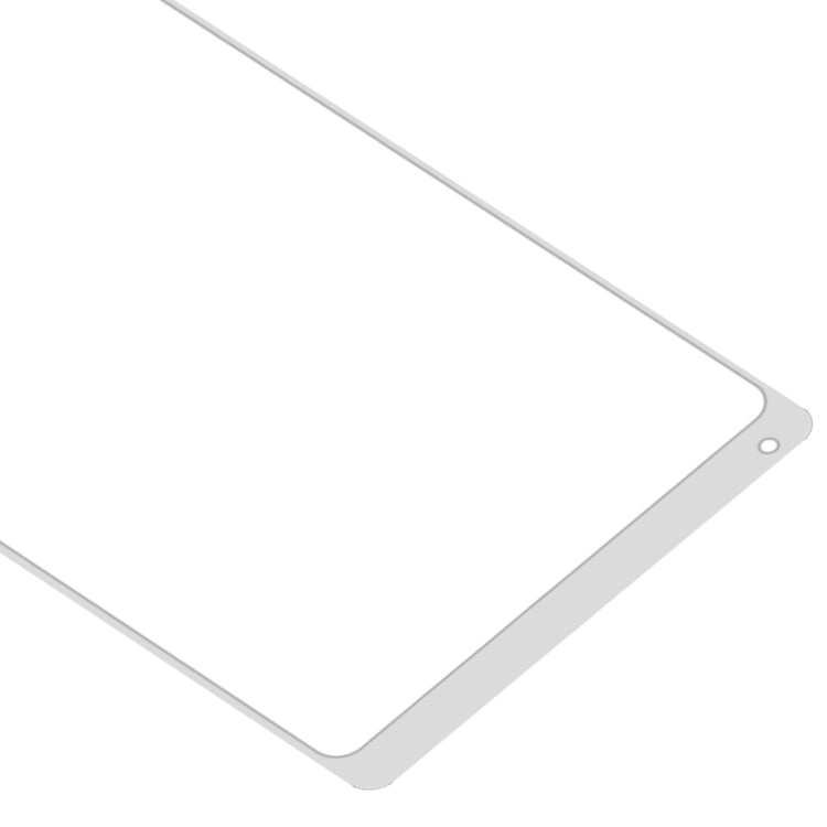 Xiaomi Mi Mix 2S Front Screen Outer Glass Lens with OCA Clear Adhesive - Replacement Part (White)