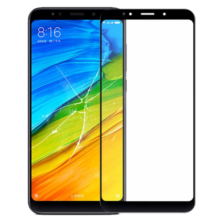 Xiaomi Redmi Note 5 Replacement Front Glass Lens with OCA Adhesive - Black, Perfect Fit & Quality Checked