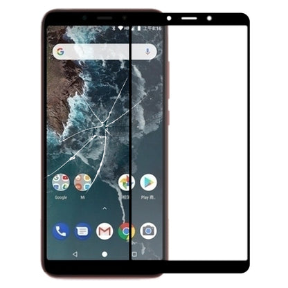 Xiaomi Mi 6X / A2 Front Screen Outer Glass Lens with OCA Adhesive - Replacement (Black)