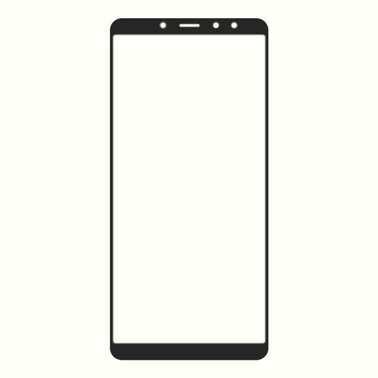 Xiaomi Mi 6X / A2 Front Screen Outer Glass Lens with OCA Adhesive - Replacement (Black)