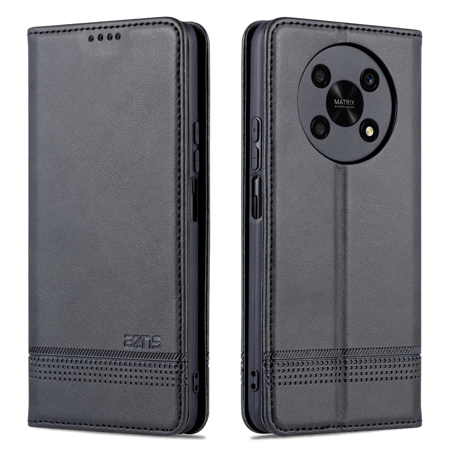 Honor X30 Leather Wallet Case with Card Holder & Magnetic Closure