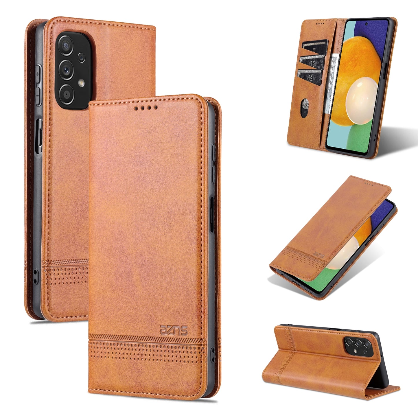 Samsung Galaxy A23 5G Leather Wallet Case with Card Holder & Magnetic Closure