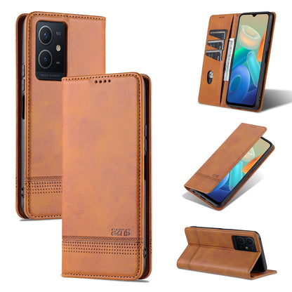 Vivo Y33s 5G/Y75 5G Leather Wallet Case with Card Holder & Magnetic Closure