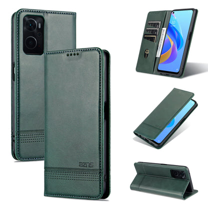 OPPO K10/A96 4G/Realme 9i Leather Wallet Case with Card Holder & Magnetic Closure