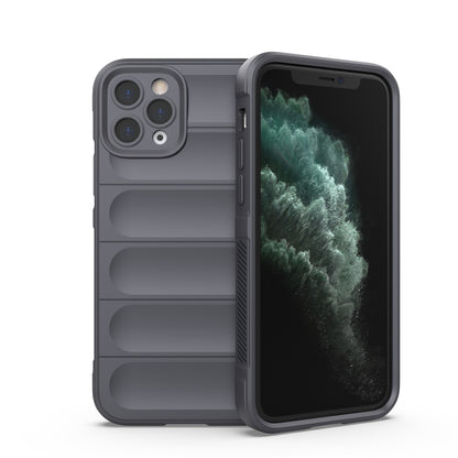 iPhone 11 Pro Max Magic Shield TPU + Flannel Phone Case - Stylish, Durable, and Lightweight Protection