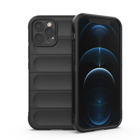 iPhone 12 Pro Magic Shield TPU + Flannel Phone Case - Stylish, Durable, and Lightweight Protection