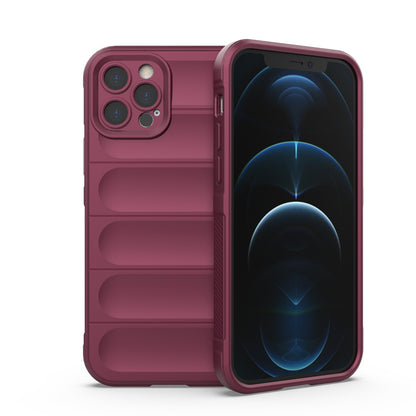 iPhone 12 Pro Magic Shield TPU + Flannel Phone Case - Stylish, Durable, and Lightweight Protection