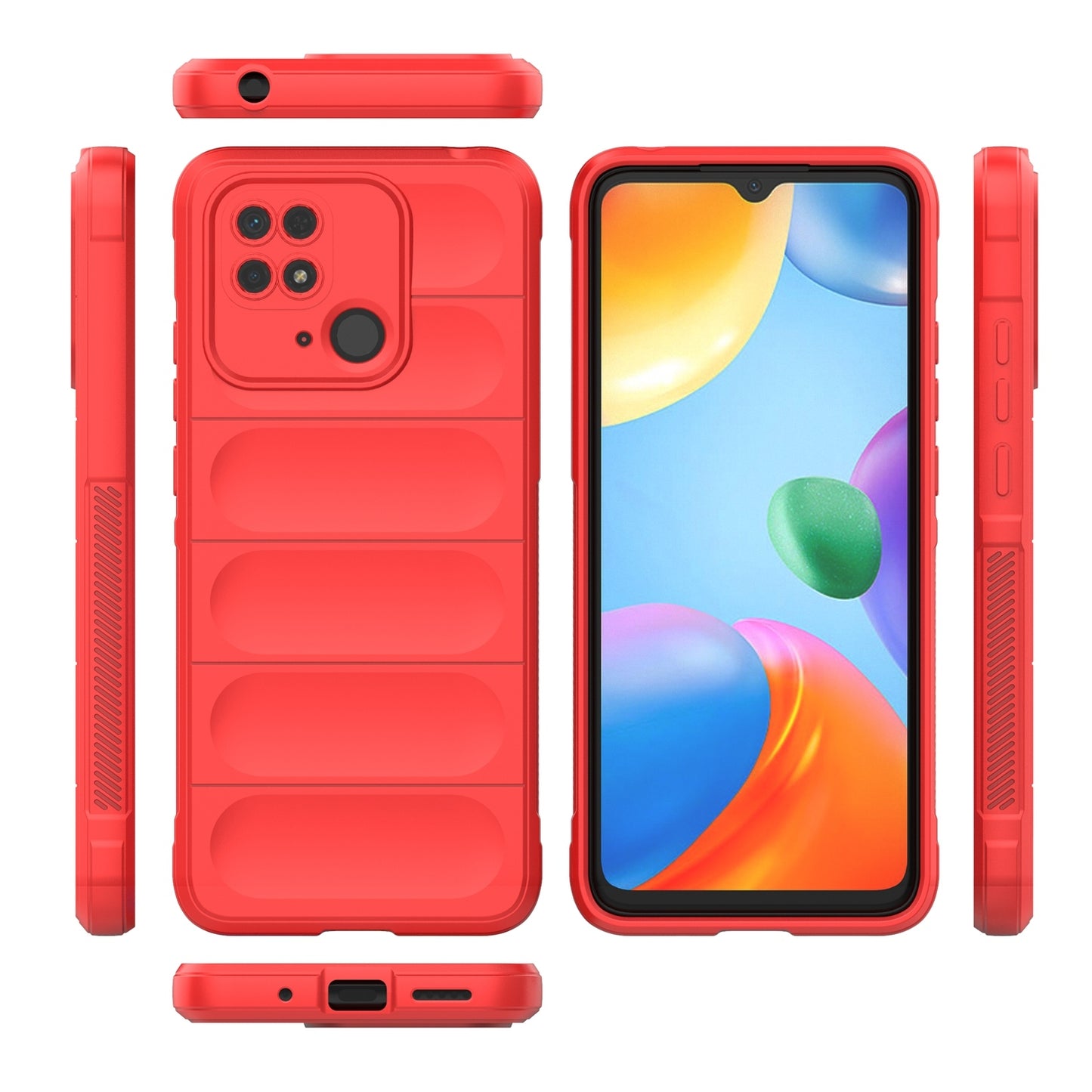 Xiaomi Redmi 10C Magic Shield TPU + Flannel Phone Case - Stylish, Durable, and Lightweight Protection