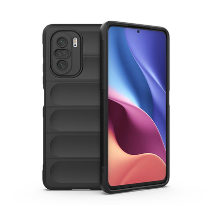 Xiaomi Redmi K40 Magic Shield TPU + Flannel Phone Case - Stylish, Durable, and Lightweight Protection