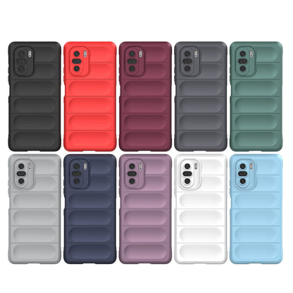 Xiaomi Redmi K40 Magic Shield TPU + Flannel Phone Case - Stylish, Durable, and Lightweight Protection