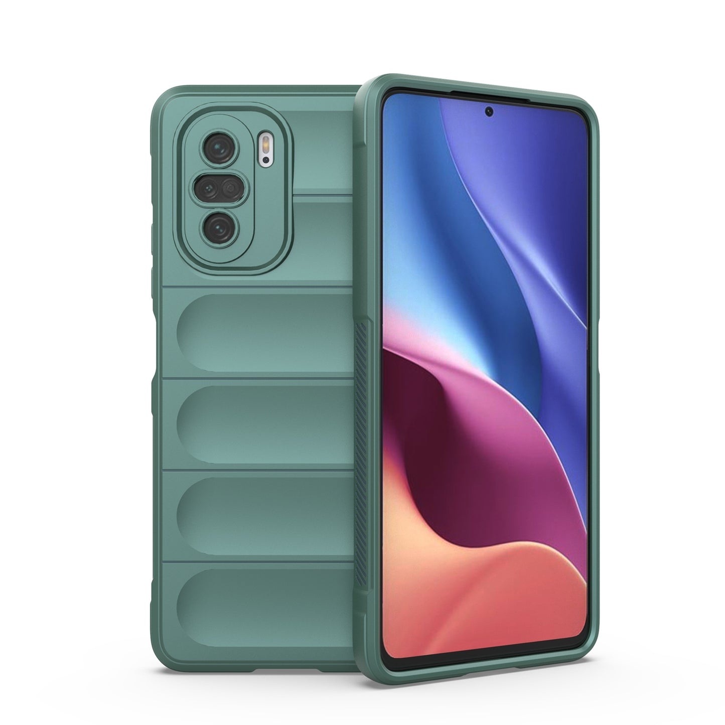 Xiaomi Redmi K40 Magic Shield TPU + Flannel Phone Case - Stylish, Durable, and Lightweight Protection