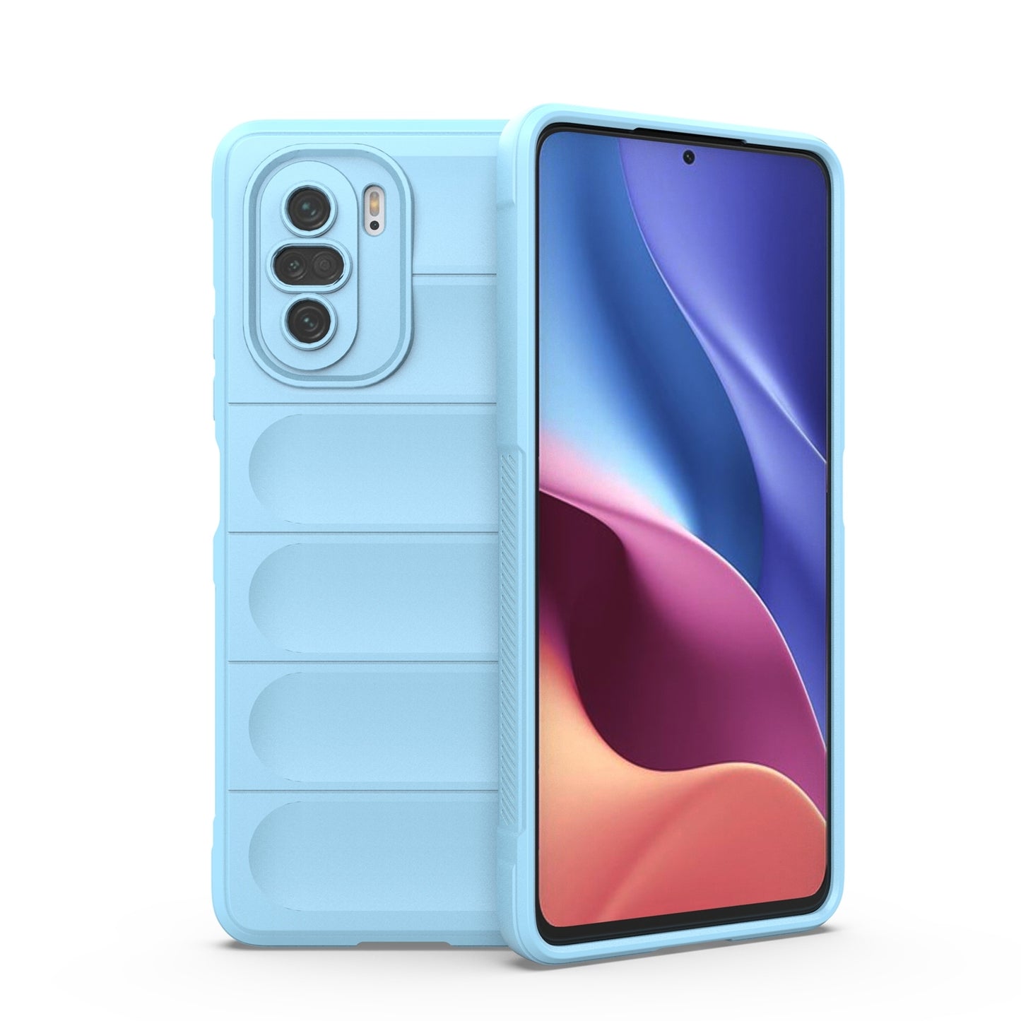 Xiaomi Redmi K40 Magic Shield TPU + Flannel Phone Case - Stylish, Durable, and Lightweight Protection