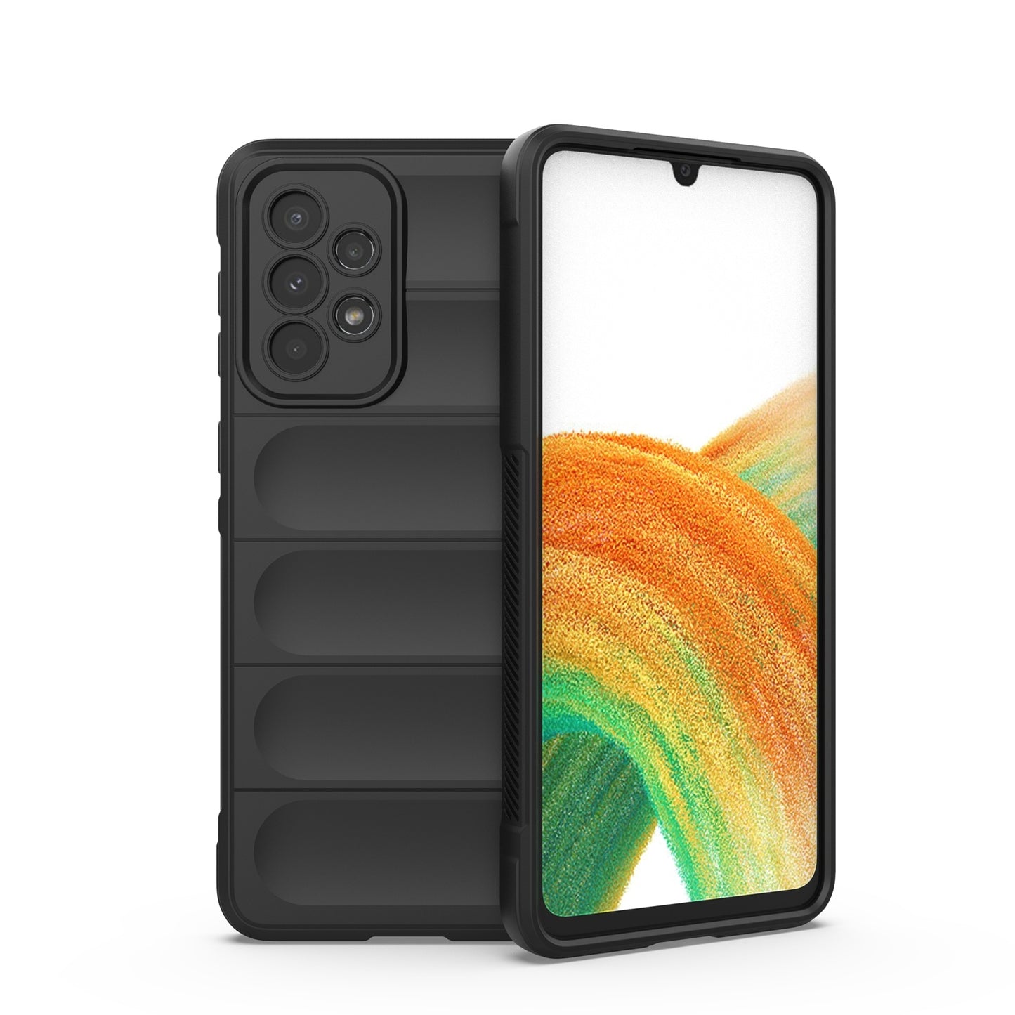 Samsung Galaxy A33 5G Magic Shield TPU + Flannel Phone Case - Stylish, Durable, and Lightweight Protection