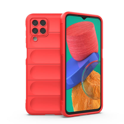 Samsung Galaxy M33 5G Magic Shield TPU + Flannel Phone Case - Stylish, Durable, and Lightweight Protection