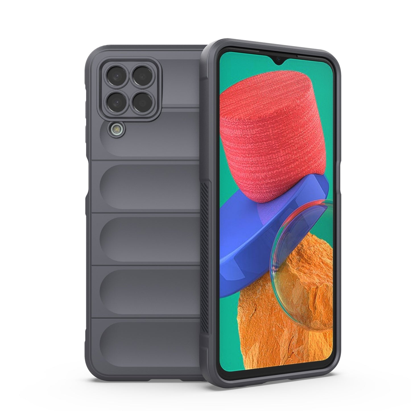 Samsung Galaxy M33 5G Magic Shield TPU + Flannel Phone Case - Stylish, Durable, and Lightweight Protection