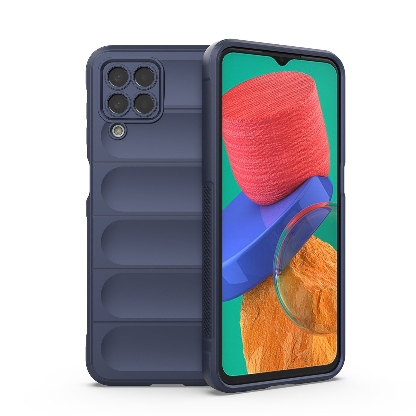 Samsung Galaxy M33 5G Magic Shield TPU + Flannel Phone Case - Stylish, Durable, and Lightweight Protection