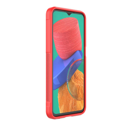 Samsung Galaxy M33 5G Magic Shield TPU + Flannel Phone Case - Stylish, Durable, and Lightweight Protection