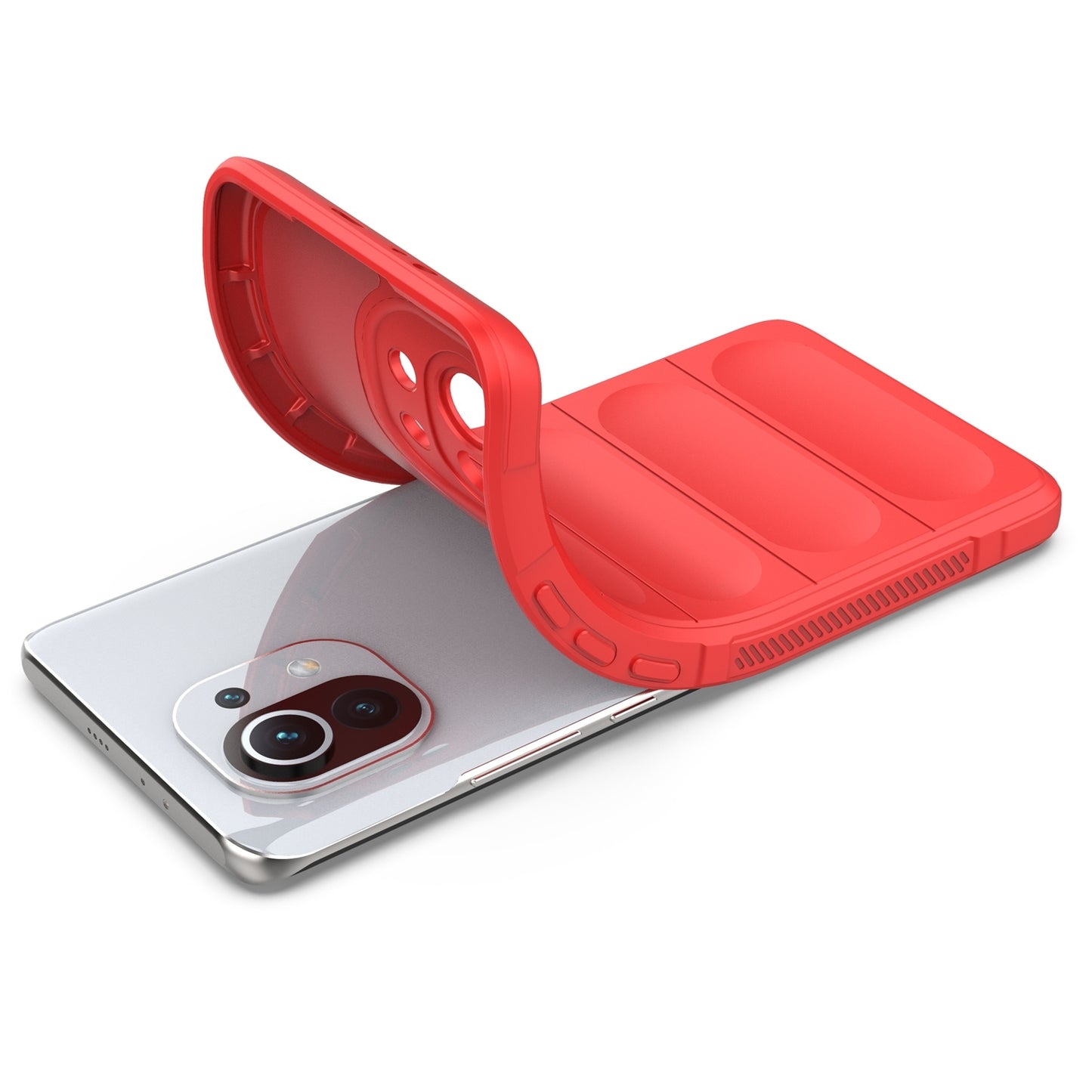 Xiaomi Mi 11 Magic Shield TPU + Flannel Phone Case - Stylish, Durable, and Lightweight Protection